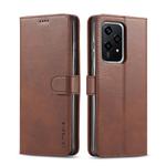 For Honor 200 Lite Global LC.IMEEKE Calf Texture Leather Phone Case(Coffee)