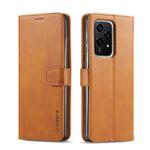 For Honor 200 Lite Global LC.IMEEKE Calf Texture Leather Phone Case(Brown)