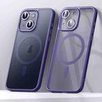For iPhone 15 Plus SULADA Magsafe Magnetic Matte PC + TPU Phone Case(Dark Purple)