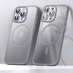For iPhone 15 Pro SULADA Magsafe Magnetic Matte PC + TPU Phone Case(Titanium Gray)