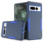For Google Pixel 7 Pro 2 in 1 Magnetic PC + TPU Phone Case(Royal Blue+Dark Blue)
