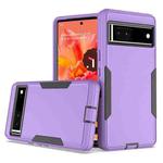 For Google Pixel 7 2 in 1 Magnetic PC + TPU Phone Case(Purple+Black)