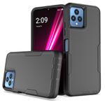 For T-Mobile REVVL 6 2 in 1 Magnetic PC + TPU Phone Case(Black)