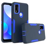 For Motorola G Pure 2021 2 in 1 Magnetic PC + TPU Phone Case(Royal Blue+Dark Blue)