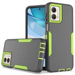 For Motorola Moto G 5G 2023 2 in 1 Magnetic PC + TPU Phone Case(Gray+Fluorescent Green)