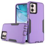 For Motorola Moto G 5G 2023 2 in 1 Magnetic PC + TPU Phone Case(Purple+Black)