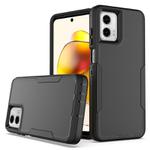 For Motorola Moto G Power 5G 2023 2 in 1 Magnetic PC + TPU Phone Case(Black)
