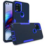 For Motorola Moto G Stylus 5G 2 in 1 Magnetic PC + TPU Phone Case(Royal Blue+Dark Blue)