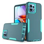For Motorola Moto G Stylus 2023 2 in 1 Magnetic PC + TPU Phone Case(Blue+Blue Green)