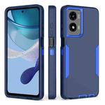 For Motorola Moto G Stylus 5G 2024 2 in 1 Magnetic PC + TPU Phone Case(Royal Blue+Dark Blue)