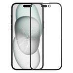 For iPhone 15 Front Screen Outer Glass Lens with OCA Optically Clear Adhesive