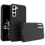 For Samsung Galaxy S22 5G Magnetic 2 in 1 PC Hybrid TPU Phone Case(Black)