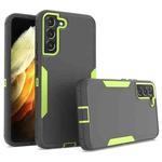 For Samsung Galaxy S22+ 5G 2 in 1 Magnetic PC + TPU Phone Case(Gray+Fluorescent Green)