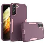 For Samsung Galaxy S22+ 5G 2 in 1 Magnetic PC + TPU Phone Case(Purple Red+Pink)