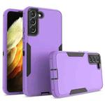 For Samsung Galaxy S22+ 5G 2 in 1 Magnetic PC + TPU Phone Case(Purple+Black)