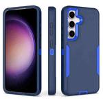 For Samsung Galaxy S24+ 5G 2 in 1 Magnetic PC + TPU Phone Case(Royal Blue+Dark Blue)