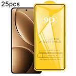 For Xiaomi Poco F7 Pro 25pcs 9D Full Glue Screen Tempered Glass Film