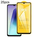 For Redmi 15C 4G 25pcs 9D Full Glue Screen Tempered Glass Film