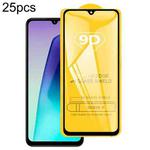 For Redmi 15C 4G 171.5mm 25pcs 9D Full Glue Screen Tempered Glass Film