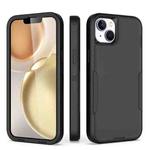 For iPhone 15 Plus 2 in 1 Magnetic PC + TPU Phone Case(Black)