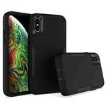 For iPhone X / XS 2 in 1 Magnetic PC + TPU Phone Case(Black)