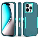 For iPhone 16 Pro 2 in 1 Magnetic PC + TPU Phone Case(Blue+Blue Green)