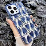 For iPhone 14 Pro Little Love Electroplated Phone Case(Blue)