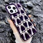For iPhone 13 Pro Max Little Love Electroplated Phone Case(Purple)