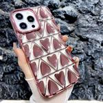 For iPhone 13 Pro Little Love Electroplated Phone Case(Pink)