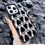 For iPhone 13 Pro Little Love Electroplated Phone Case(Black)