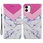 For Samsung Galaxy A05 Painted Pattern Horizontal Flip Leather Phone Case(Smoke Marble)