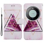 For Huawei Mate 60 Painted Pattern Horizontal Flip Leather Phone Case(Marble)