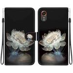 For Samsung Galaxy Xcover7 Crystal Texture Colored Drawing Leather Phone Case(Crystal Peony)