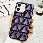 For iPhone 11 Little Love Oil Spray Phone Case(Dark Purple)