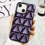 For iPhone 13 Little Love Oil Spray Phone Case(Dark Purple)