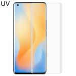 For Vivo X50 Pro / X50 Pro+ UV Liquid Curved Full Glue Tempered Glass Film