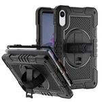 For Xiaomi Redmi Pad 2 360 Degree Rotation PC Contrast Silicone Tablet Case(Black)