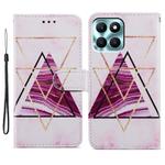For Honor X6A Painted Pattern Horizontal Flip Leather Phone Case(Marble)