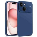 For iPhone 15 Plus Laminated Large Window TPU Phone Case(Royal Blue)