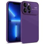 For iPhone 13 Pro Laminated Large Window TPU Phone Case(Purple)