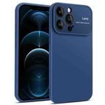 For iPhone 12 Pro Max Laminated Large Window TPU Phone Case(Royal Blue)