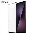 For Sony Xperia 1 VII 10pcs DUX DUCIS 0.33mm 9H Medium Alumina Tempered Glass Film