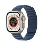 For Apple Watch Ultra 49mm DUX DUCIS BL Series Loop Magnetic Watch Band(Blue)