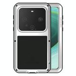 For Huawei Mate 60 Pro / 60 Pro+ LOVE MEI Metal Shockproof Life Waterproof Dustproof Phone Case(Silver)