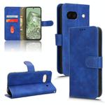 For Google Pixel 8a Skin Feel Magnetic Flip Leather Phone Case(Blue)