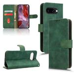 For Google Pixel 9a Skin Feel Magnetic Flip Leather Phone Case(Green)