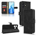 For Oukitel C51 Skin Feel Magnetic Flip Leather Phone Case(Black)