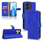 For Oukitel C51 Skin Feel Magnetic Flip Leather Phone Case(Blue)