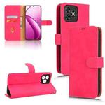 For Oukitel C53 Skin Feel Magnetic Flip Leather Phone Case(Rose Red)