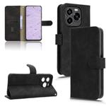 For Oukitel C65 / C65 Pro Skin Feel Magnetic Flip Leather Phone Case(Black)